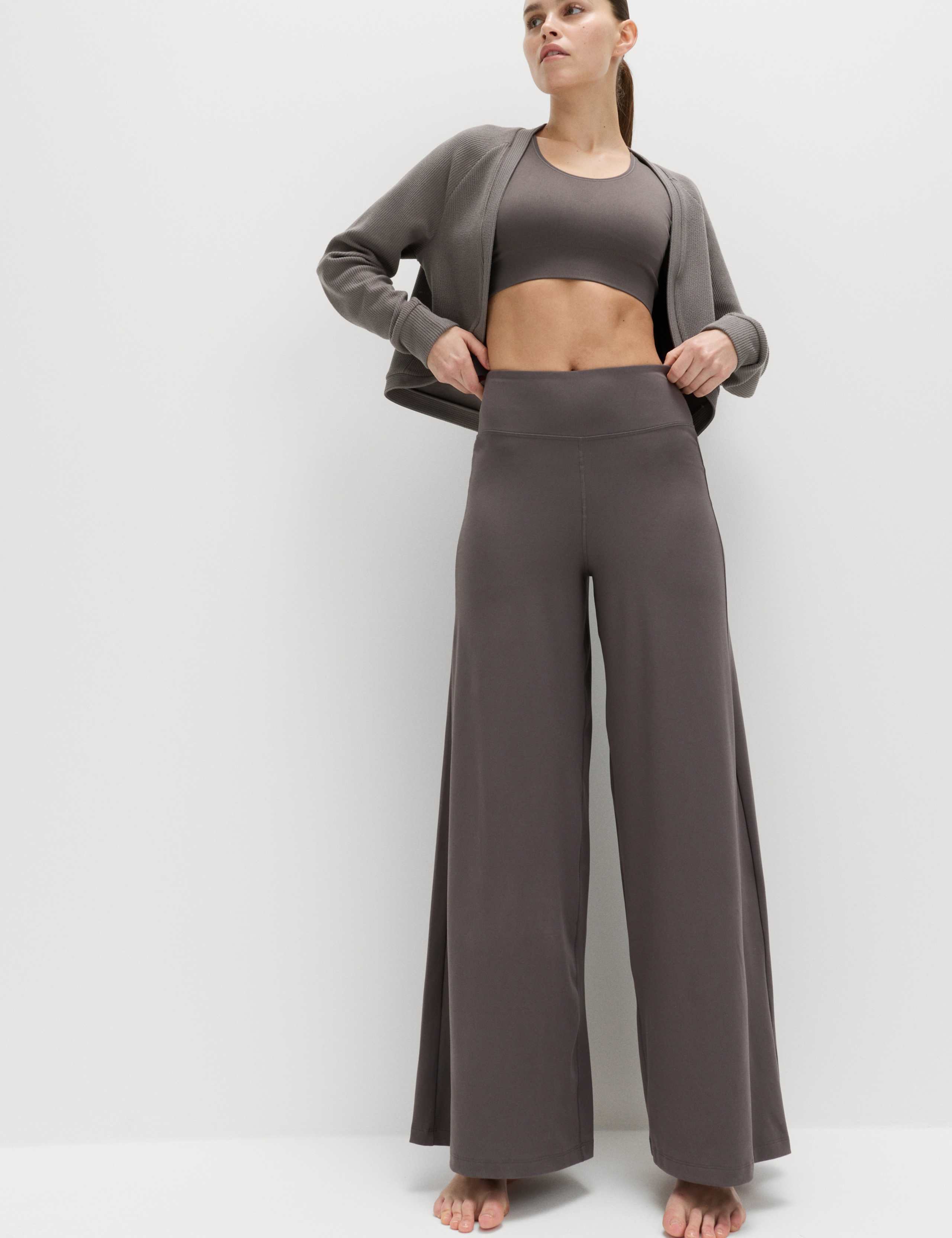 Go Balance High Waisted Palazzo Trousers