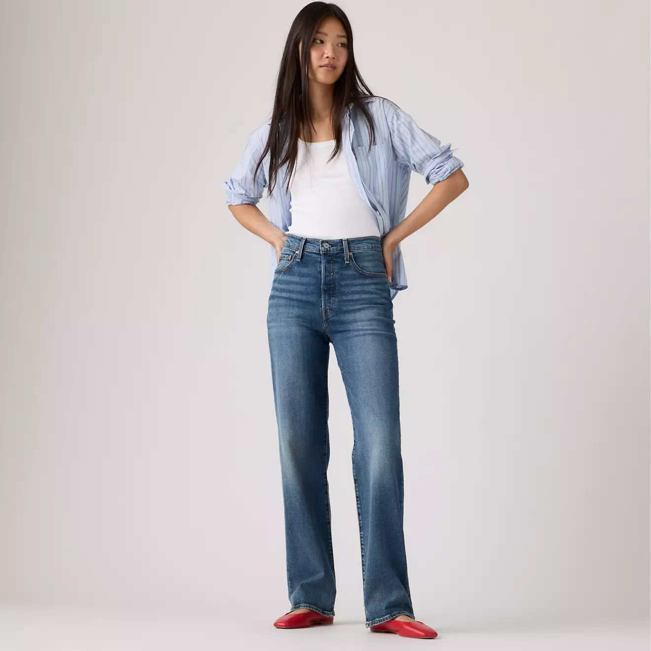 Ribcage Full Length Jeans