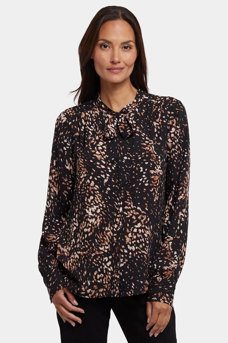 Tie-Neck Blouse