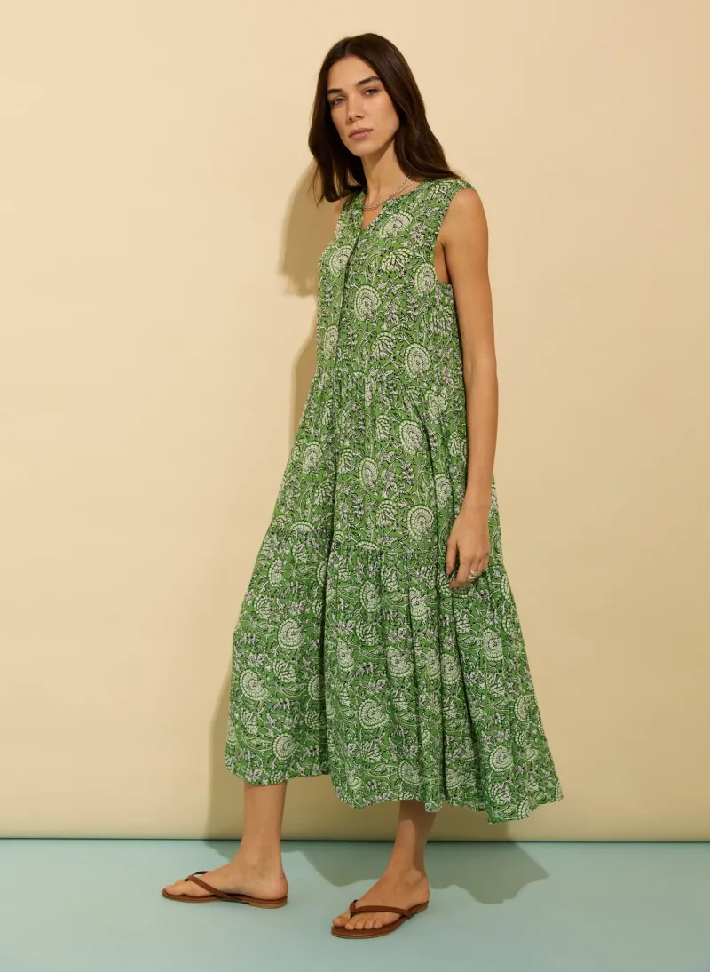 Annmarie Sleeveless Printed Dress