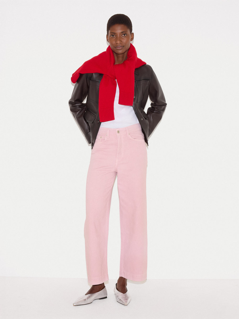 Tyne Wide Leg Cropped Jean