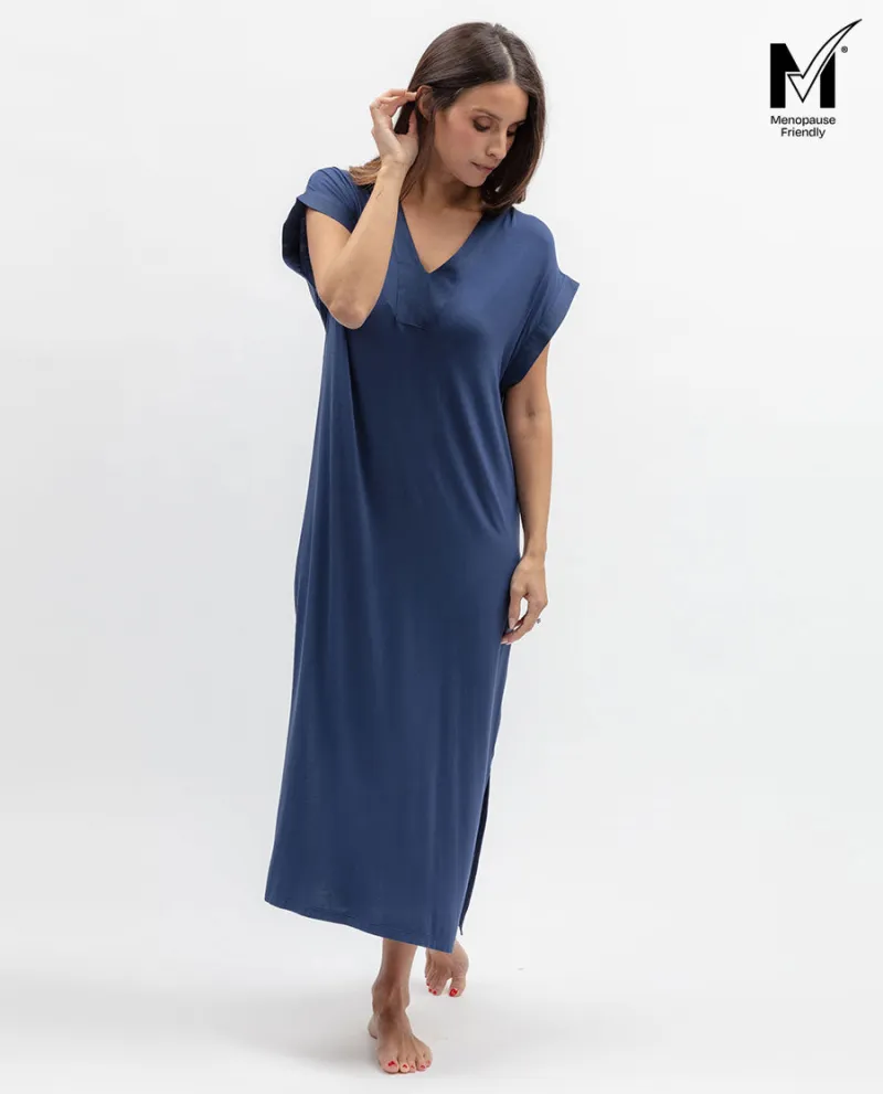 Serene Womens Jersey Long Nightdress