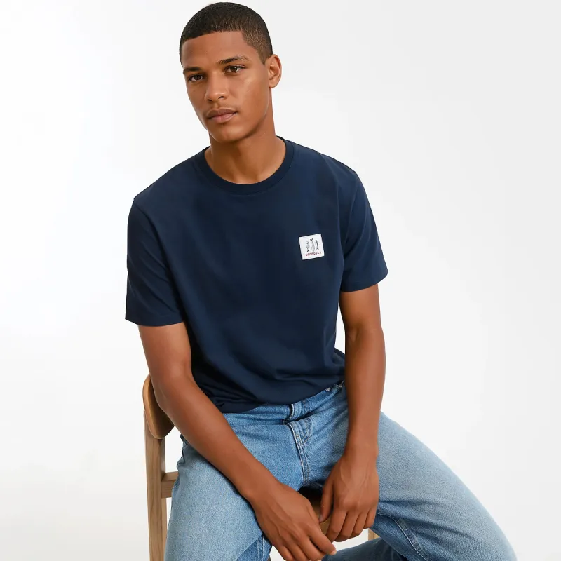 Animal Print Crew Neck Short Sleeve T-Shirt — image 1 of 4