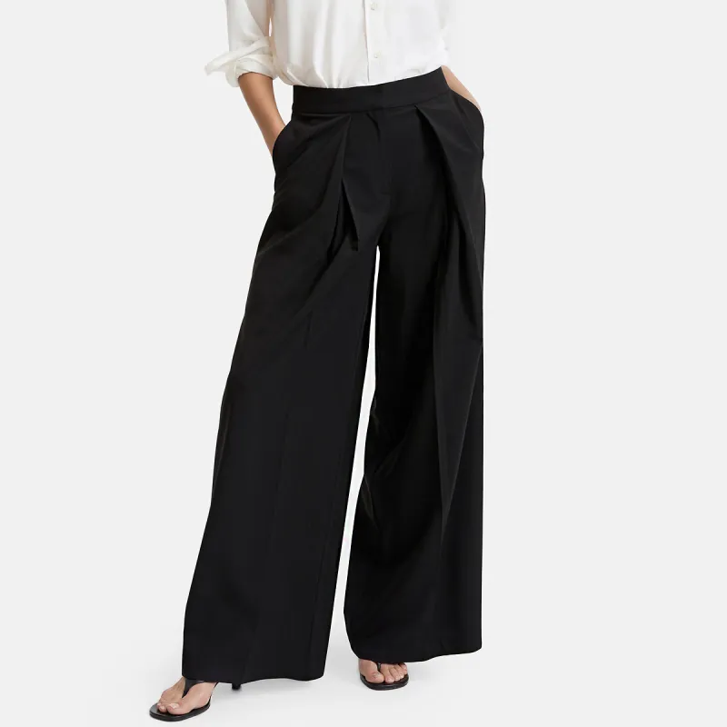 Extra Wide Pleated Trousers — image 1 of 4