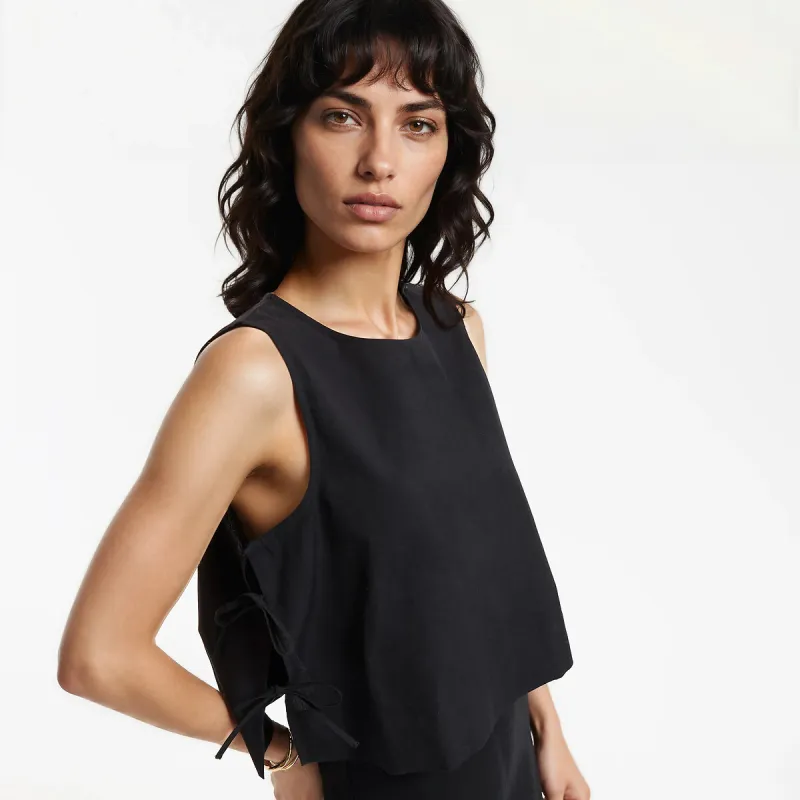 Sleeveless Side Tie Top — image 1 of 4