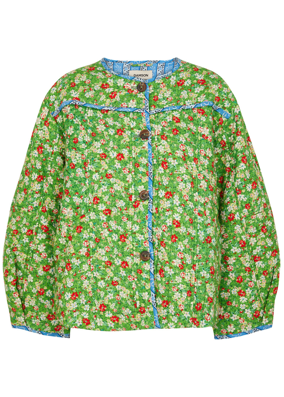 Markey floral-print quilted cotton jacket