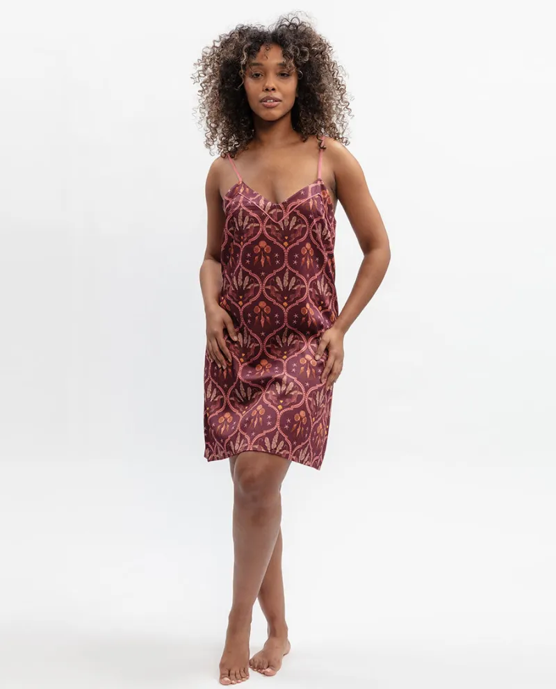 Ruby Geo Print Short Nightdress