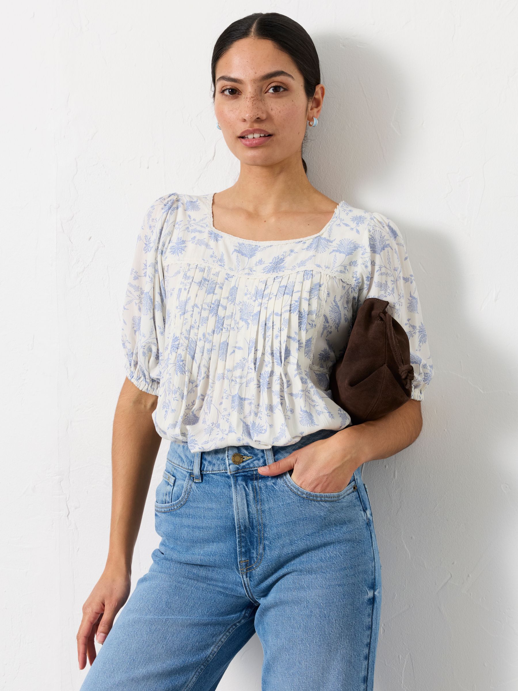 Wendy Ivory Summer Meadow Regular Tunic