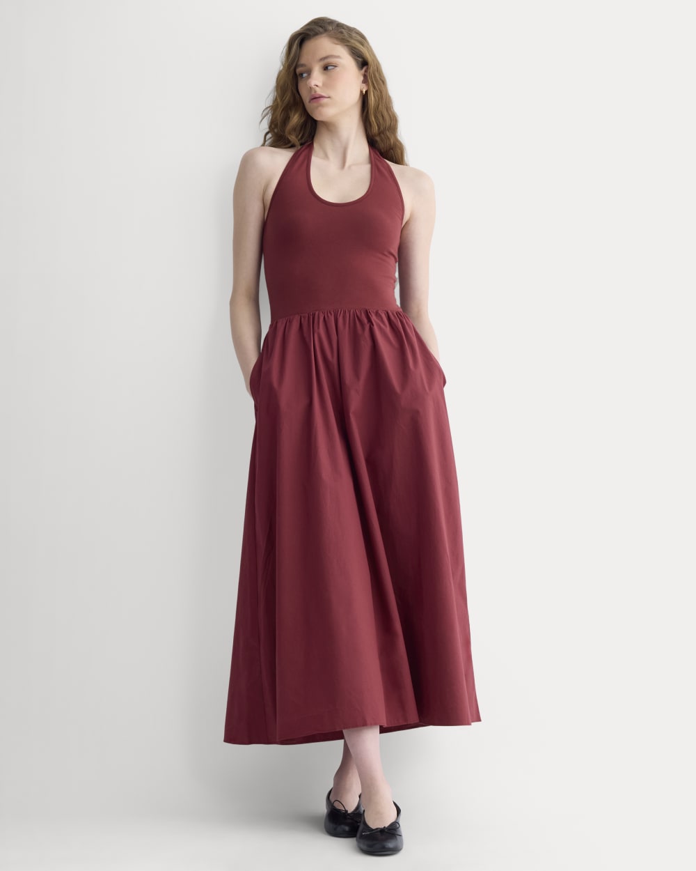 Halter Dress in Ultrasoft Cotton