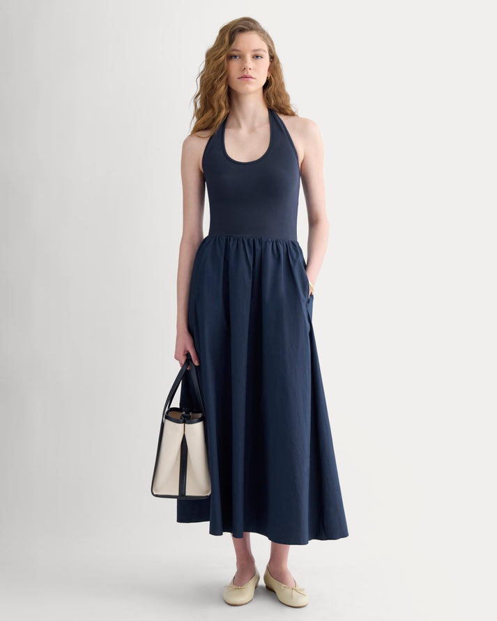 Halter Dress in Ultrasoft Cotton