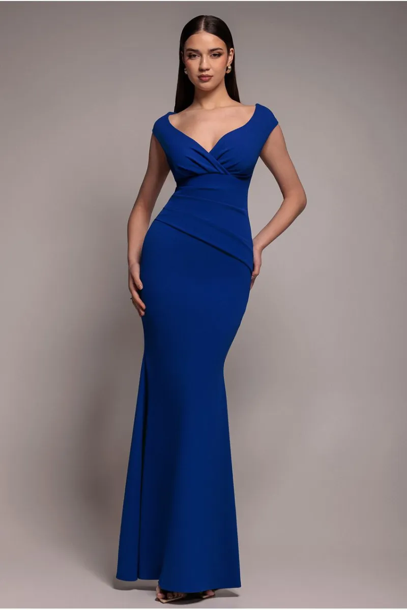 Bardot Pleated Maxi Dress — image 1 of 4