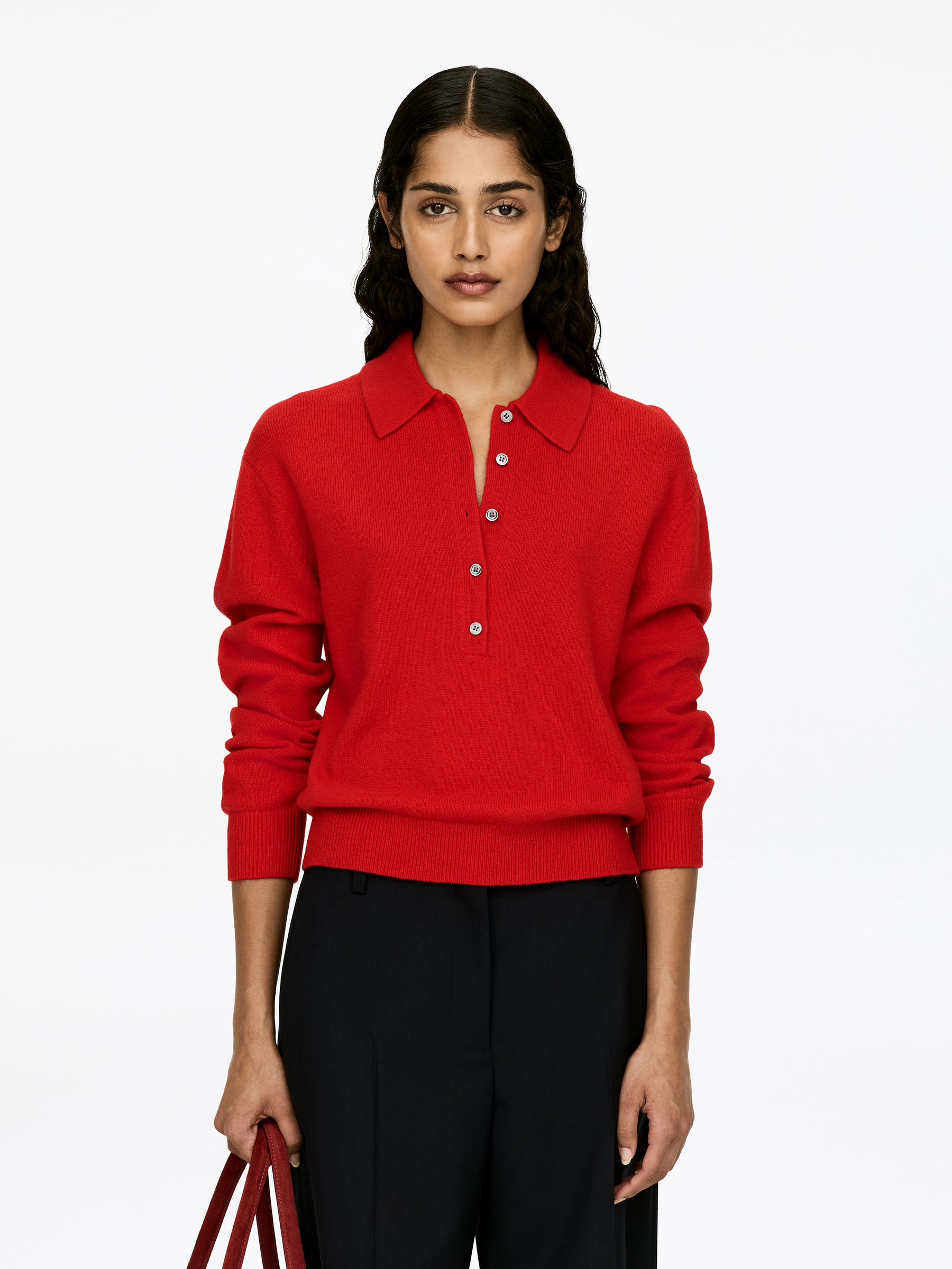 Wool Polo Jumper