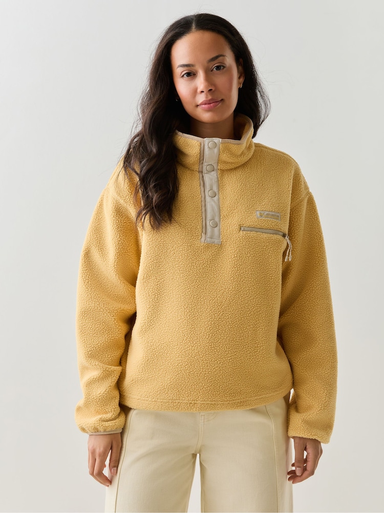 Columbia Yellow Helvetia™ II Cropped Half Snap Fleece