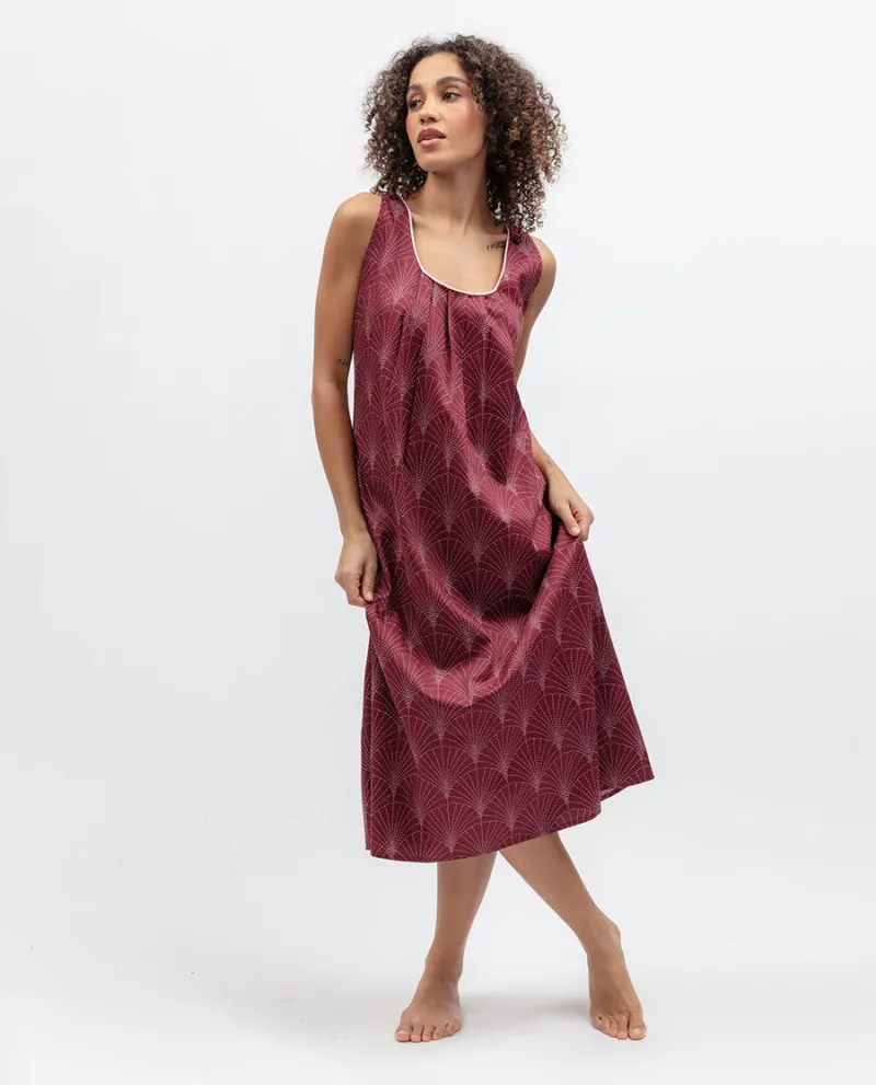 Blush Botanica Womens Geo Print Long Nightdress