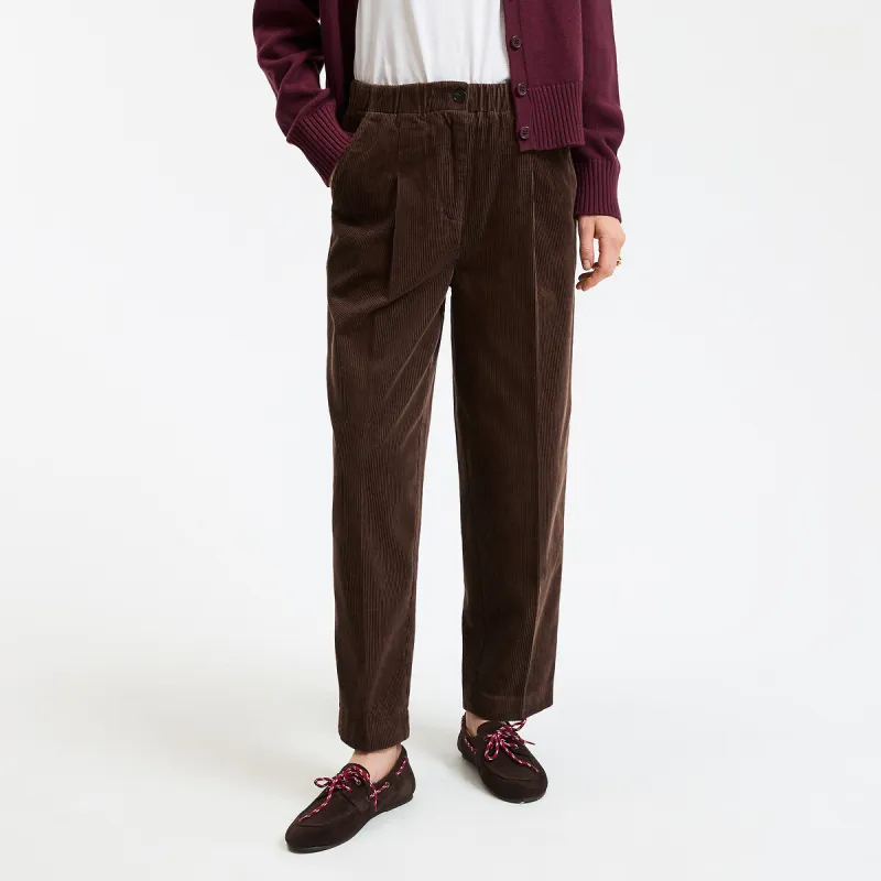 Corduroy Carrot Trousers — image 1 of 4