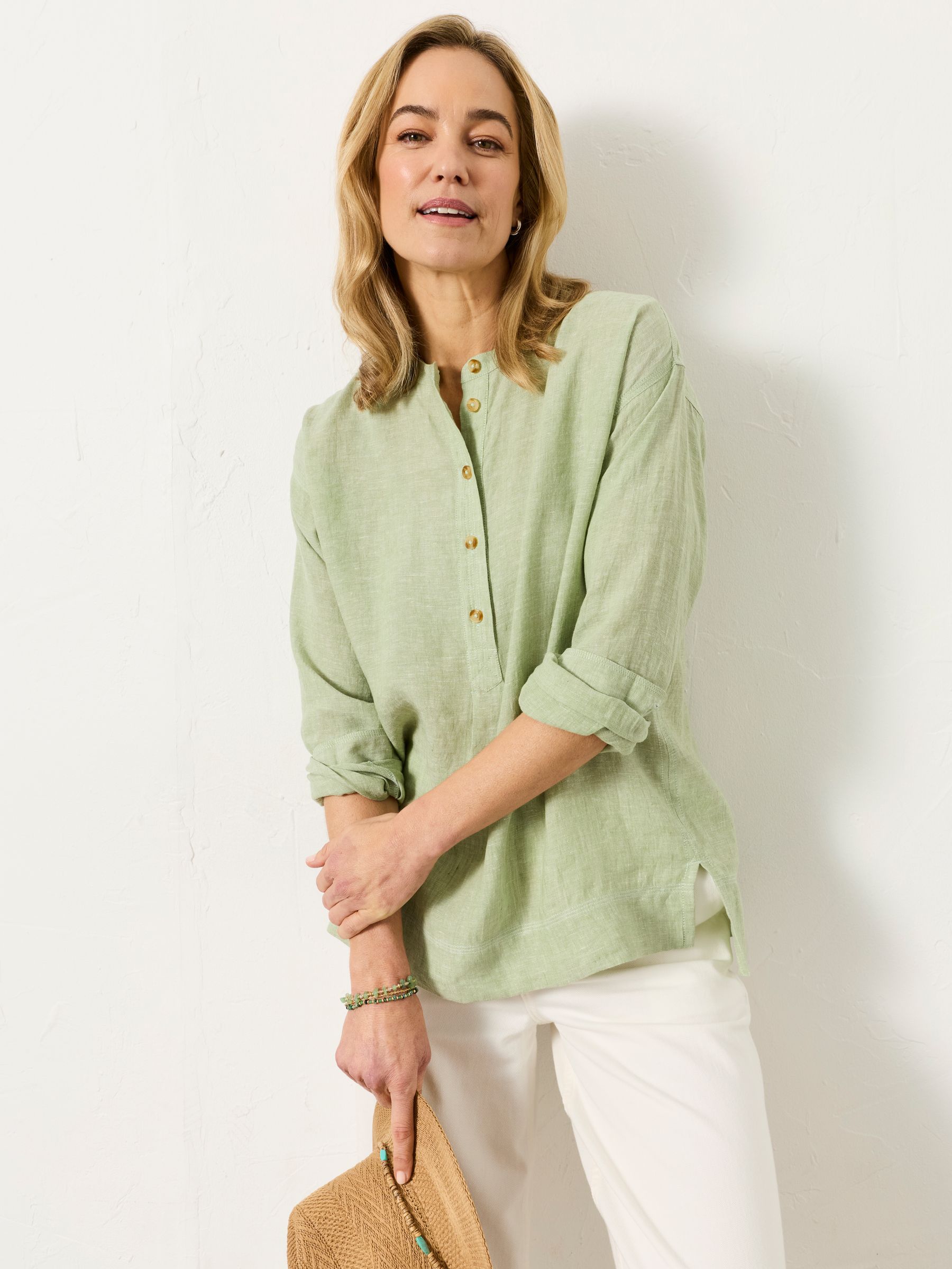 Julia Green Regular Linen Popover