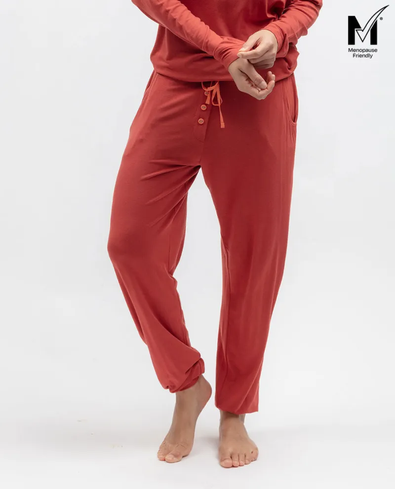 Pumpkin Spice Womens Jersey Pyjama Bottoms