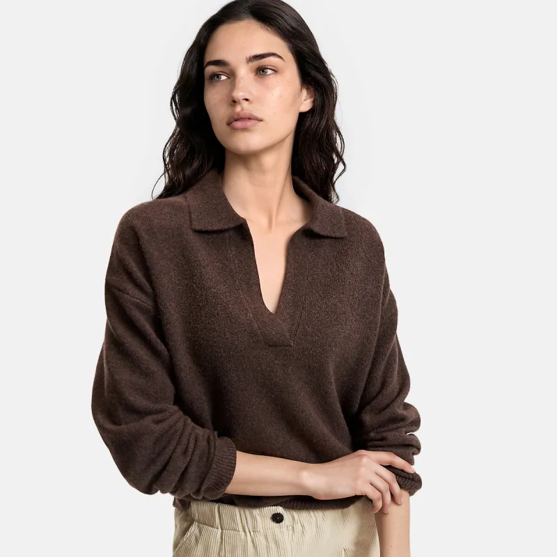 Loose-Fitting Polo Jumper — image 1 of 4