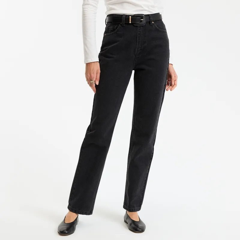 Straight High Waist Jeans — image 1 of 4