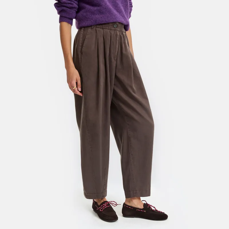 Elasticated Waist Wide Leg Trousers — image 1 of 4