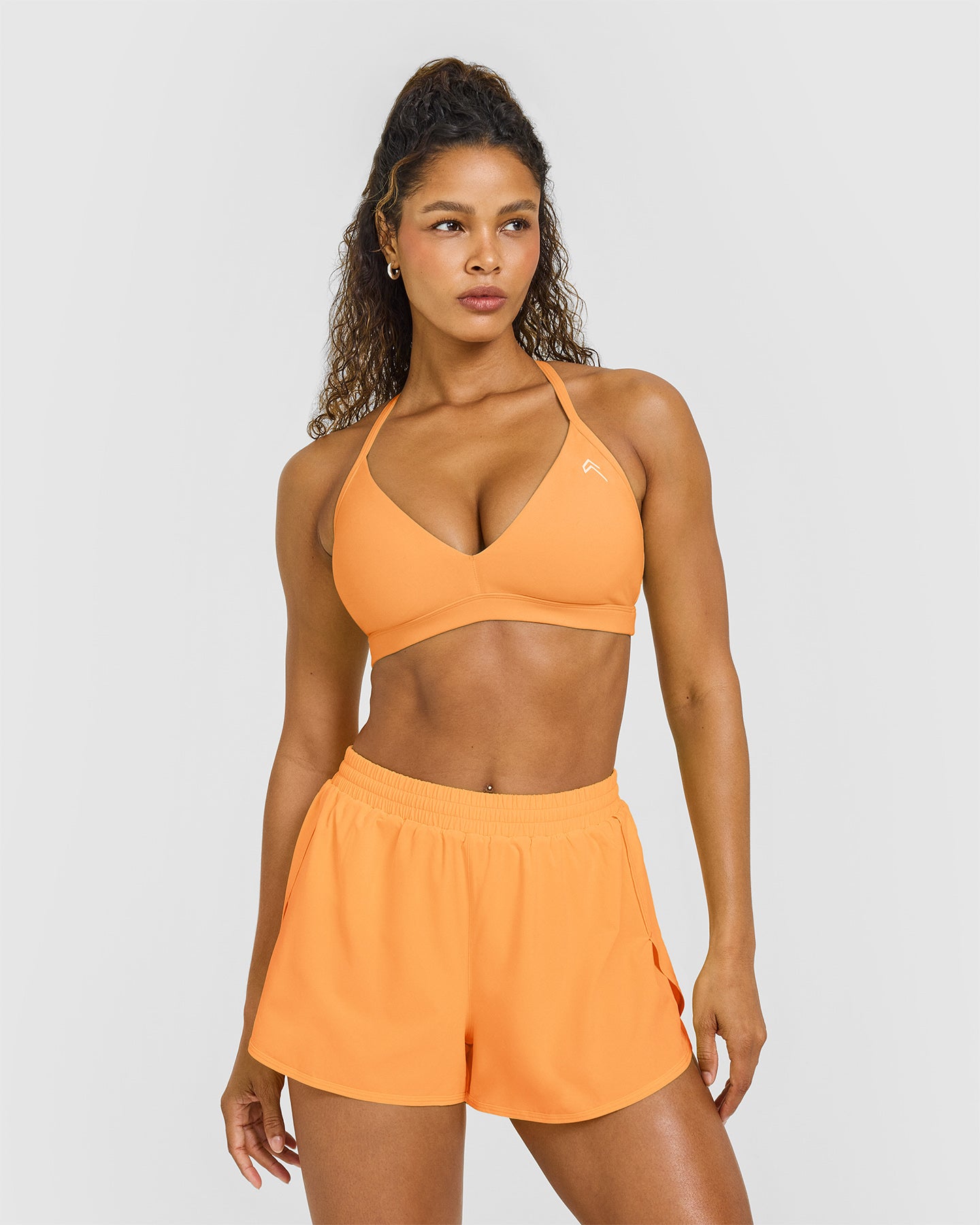 EasyLift™ Ultra Minimal V Neck Bralette with White Logo